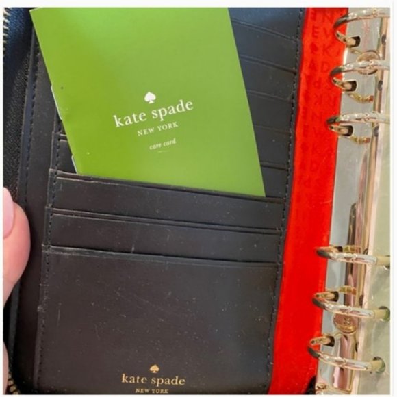 Kate Spade Black and White Polka Dot Planner - Picture 8 of 9